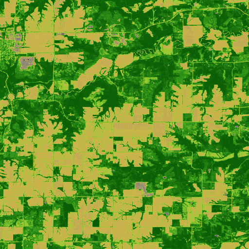 Iowa, USA NDVI